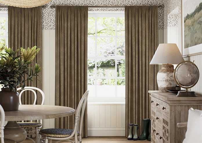 Faux Suede, Latte - Made to Measure Curtains - Image 3